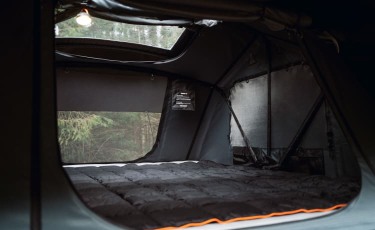 Ford Ranger 4x4 avec tente de toit pour 4 personnes 
