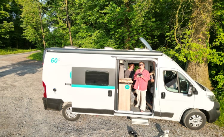 Nieuwe Camper 2023 - Euro 6D - Binnen in elke stad