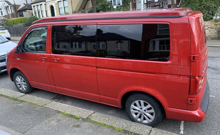 Tracey – Big VW Transporter - sleeps 4 adults + a child