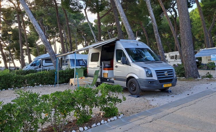 Sfeervolle off-grid 2p camperbus *nieuw*