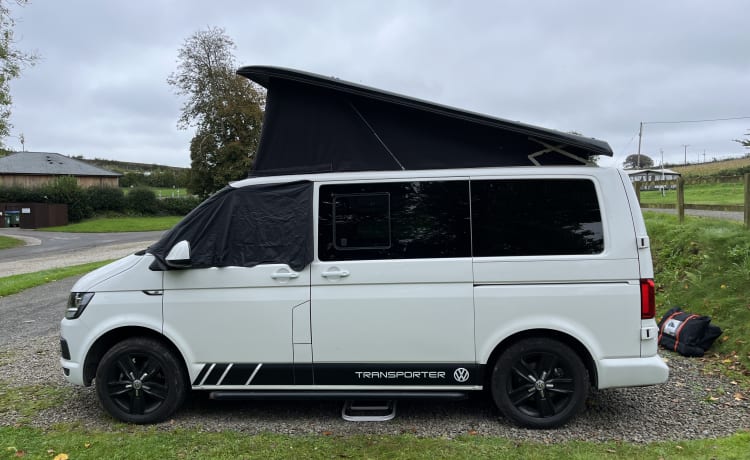 Barry – 4-persoons Volkswagen campervan uit 2018