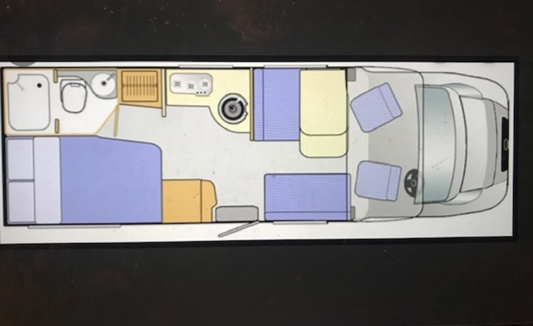 Busgo – The wheels, of our comfortable 2-4 person, "Busgo" round and round *