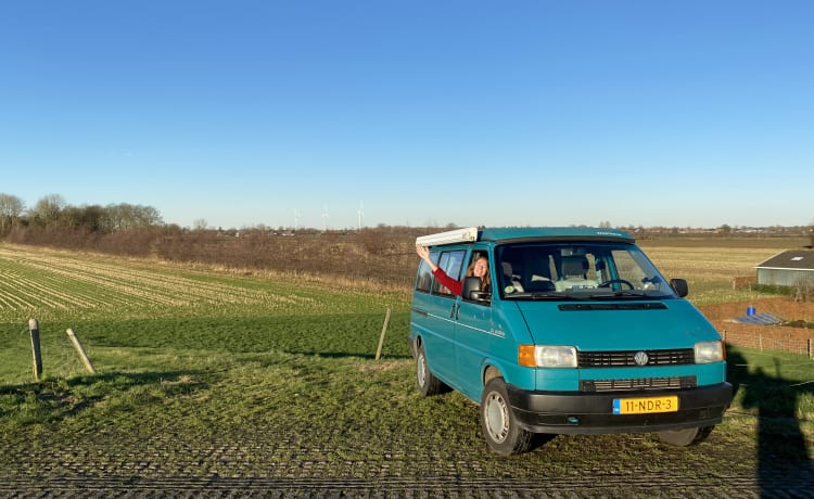 Olli – VW T4 Westfalia, prêt à emménager et autonome