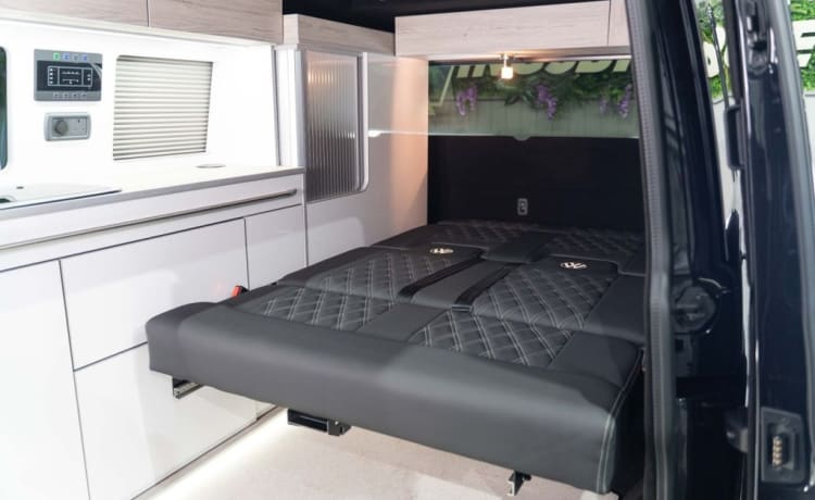 Black VW – 4 berth Volkswagen campervan from 2023