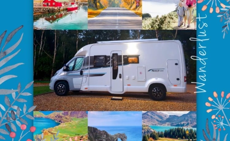 Wanderlust – 6-persoons Swift-bus uit 2018