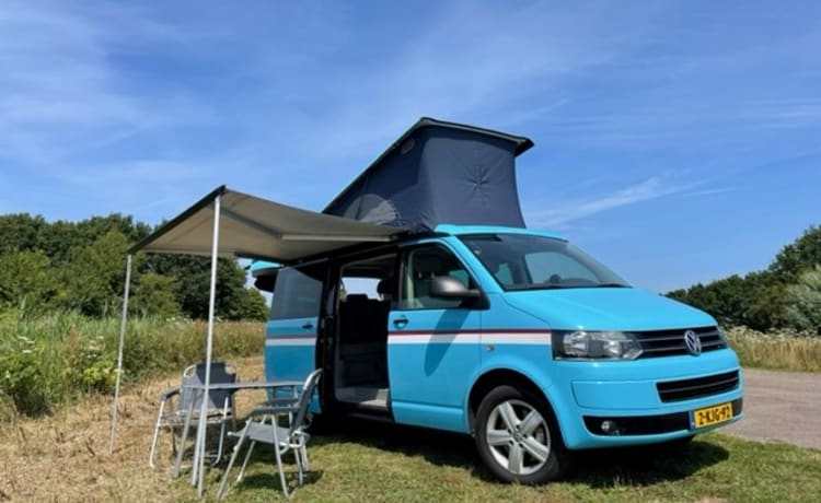 De Familiebus – Volkswagen California Beach  140pk 4p T5 DSG automaat uit 2012