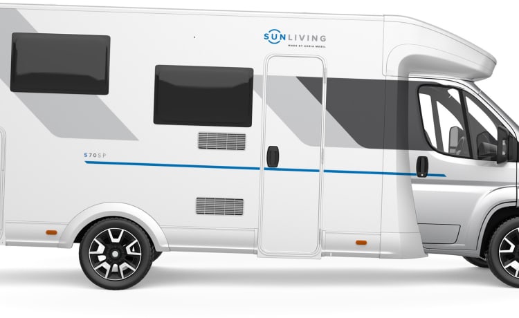 vanaf  juni 2021 – Nuovo camper: The Sun Living S 70 SL Travel Star Edition