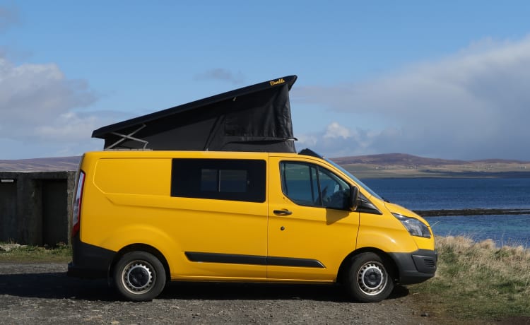 Bumble – Bumble, de perfecte camper om Orkney te verkennen