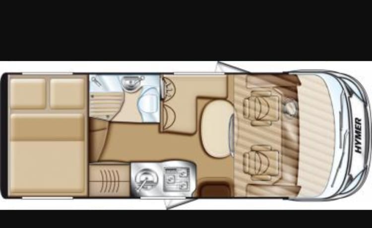 Hymer-WoMo B 514  – BulliCooles - Raumwunder 😄