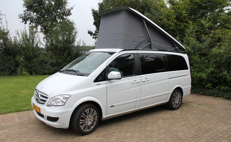 Camper Cruiser – Viano Fun Westfalia - Crociera comoda e compatta con una sistemazione spaziosa.