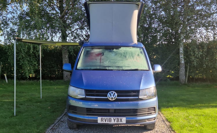 Callie – 4-persoons Volkswagen campervan uit 2018