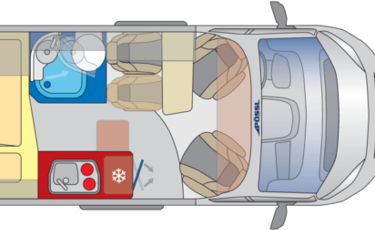 Camping-car Pössl Summit Shine 540 de 2022 pour 2 personnes