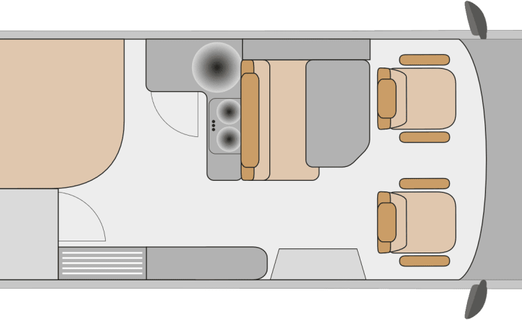 Finn de Campervan – Autonomia e comfort al 100%.