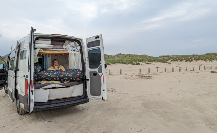 Crafty Fredrick – De comfortabele VW Crafter Supervan uit 2018