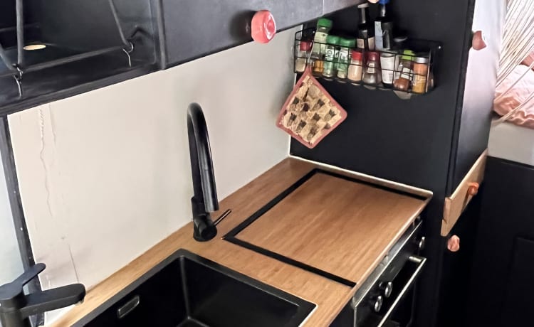 Ome toon  – luxury self-build self-sufficient Mercedes sprinter