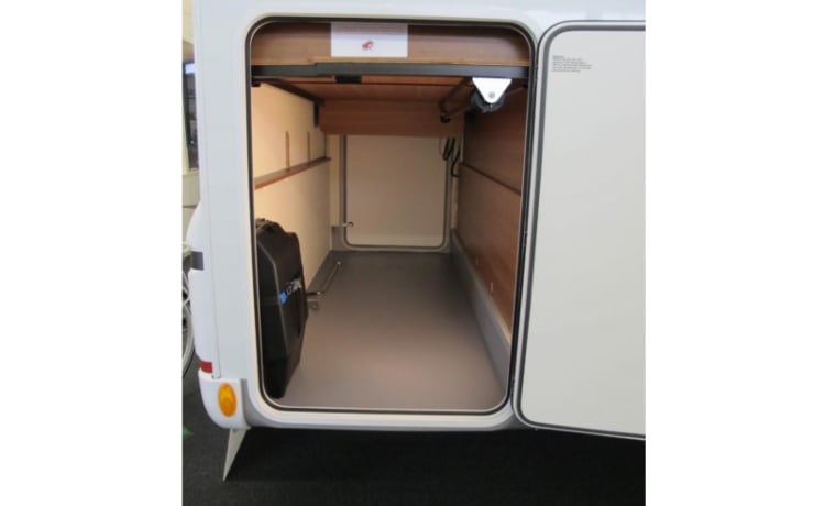 LMC Integral Camper with round seating layout