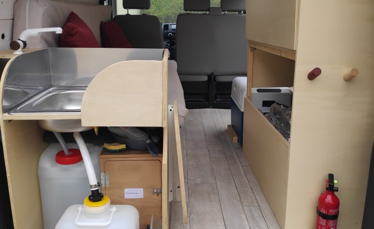 Warm converted van