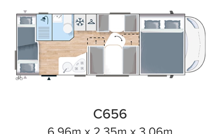 Un mobil home meublé et cosy pour toute la famille