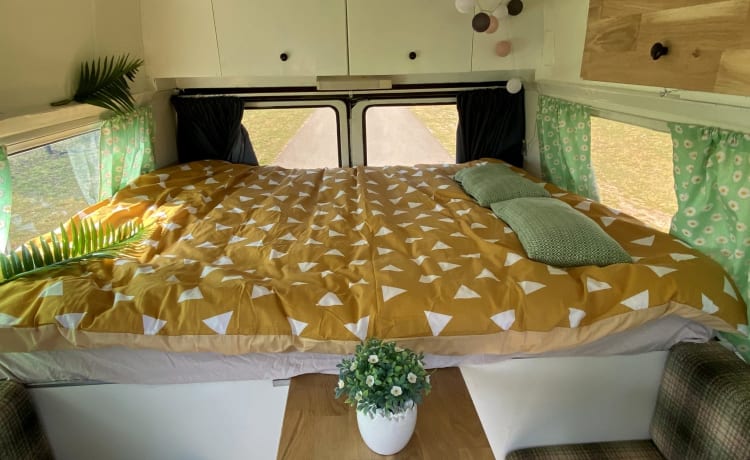 Manfred – VW LT28 - Op avontuur met onze sfeervolle 2p camperbus uit 1976!