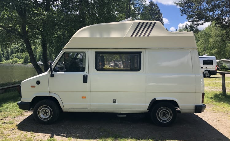 Baksteen – Compacte Fiat Ducato uit 1986