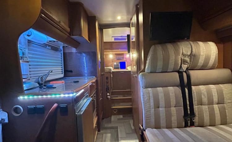 Luxury 4 berth motorhome. 