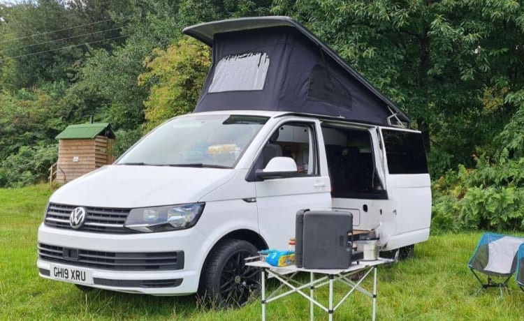 4-persoons Volkswagen campervan uit 2019