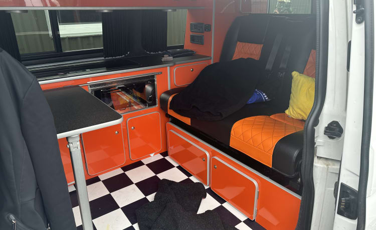 Ginger – 4 berth Volkswagen campervan from 2016