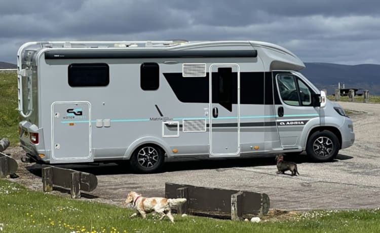 Luxe 4-persoons Adria Matrix 2017