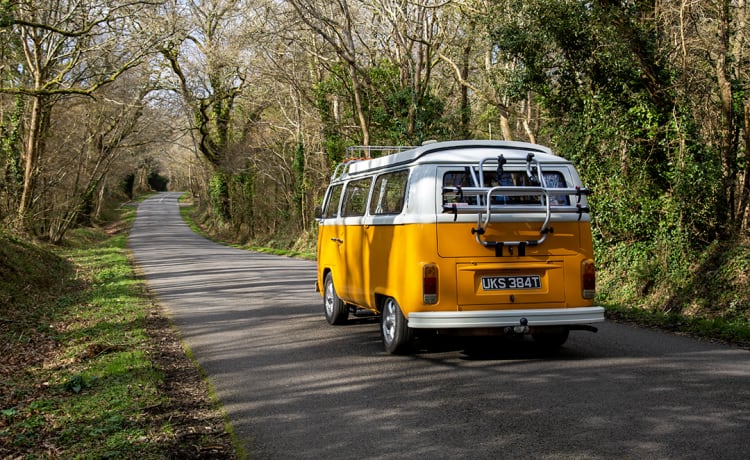 Betsy – 1979 VW T2 Bay Wohnmobil mit 4 Schlafplätzen