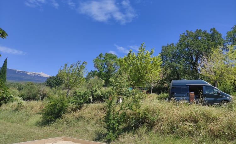 Bussie/rustig aan wagen – Bus Renault 2p de 2003 : Pour les camping-cars sportifs et éoliens