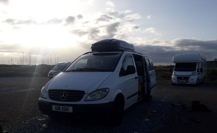 Danny de Vito – 2 berth Mercedes Vito Campervan 