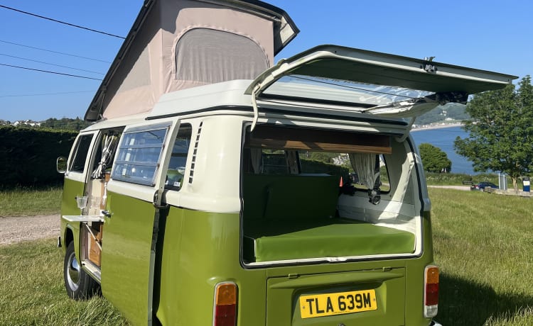 Olive – „Olive“ VW T2 Westfalia 1973 Wohnmobil