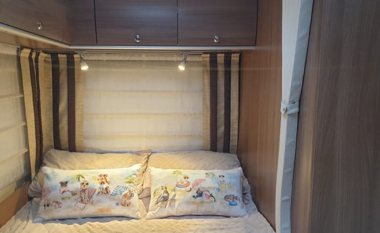 Gertie – Luxury 4 posti letto, letto fisso, riscaldamento, Assicurazione inclusa dal 30 marzo