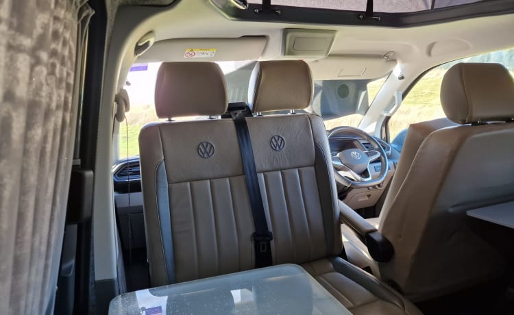 Coco the camper van  – 3-persoons Volkswagen campervan uit 2021