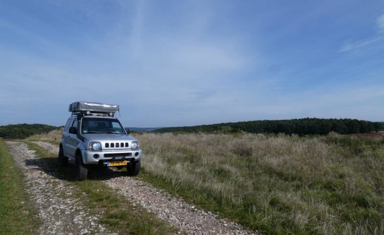 4x4 met Daktent voor 2 personen