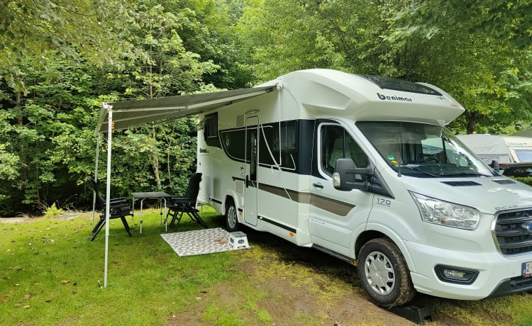 nagelnieuwe all-in mobilhome 4p