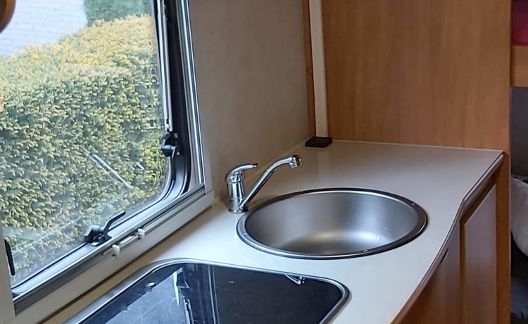 Spacious family camper