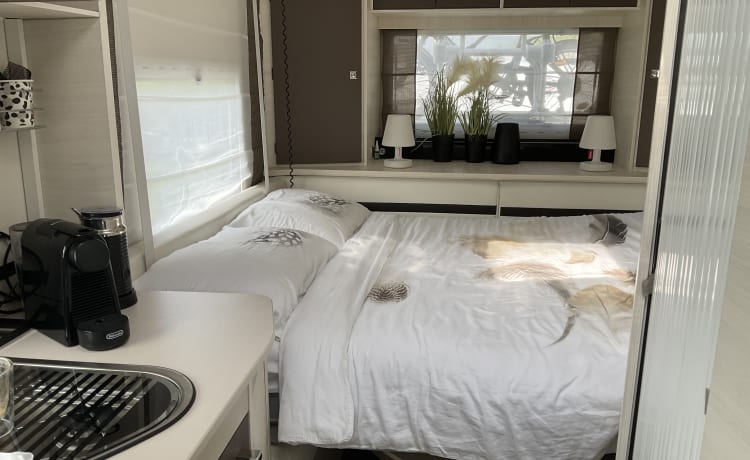 4 person very spacious Chausson camper 2019