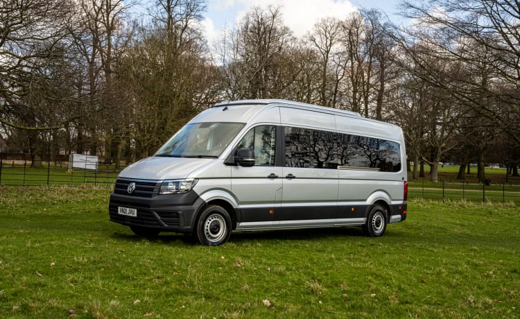 silver fox – 4-persoons Volkswagen campervan uit 2021