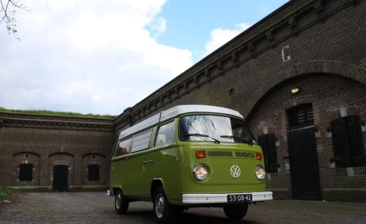 Westfalia – Schöner klassischer Camper zu vermieten! Oldtimer VW Van mieten - T2 Westfalia