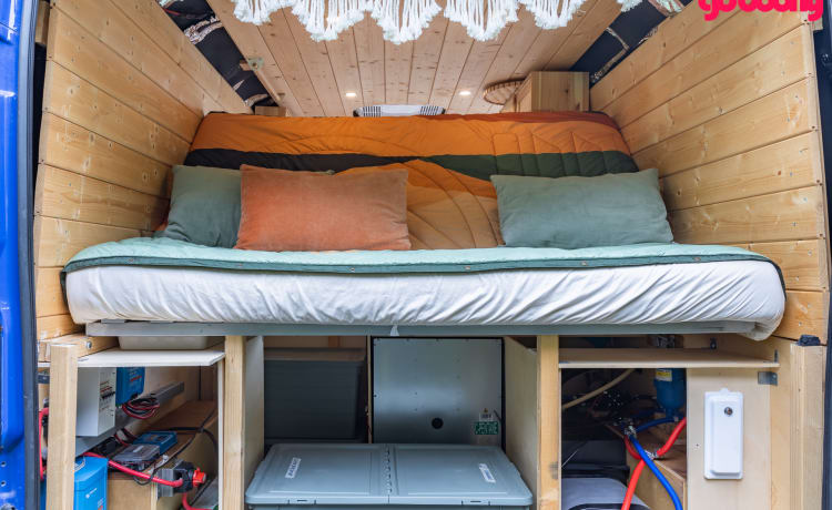 Ollie – Comfortable, attractive 2 person bus camper
