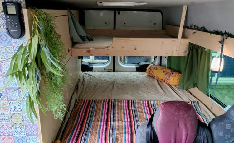 Ben the Van – Off-grid campervan geschikt voor familie met kleine kinderen 