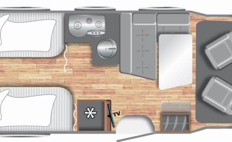 6 LMC T712 – LMC Wohnmobil T712 4 Personen