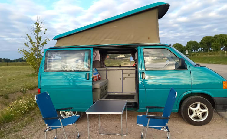 Kermit – Original Volkswagen t4 California 1994 6 people off-grid