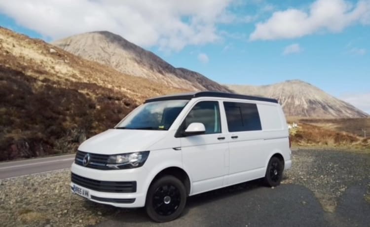 SCOTTISH EXPLORER T6 – VW POP TOP CAMPER 4 PERSONEN