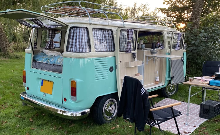 MIJNHEER DE WIT – Classic on the road with a VW van