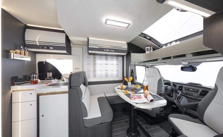 The Rolling Dream – Volledig nieuwe mobilhome, Ford Kronos 284TL (automaat!)