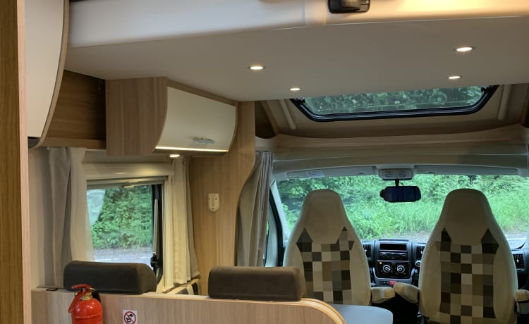 4 berth Sunlight family luxury motorhome