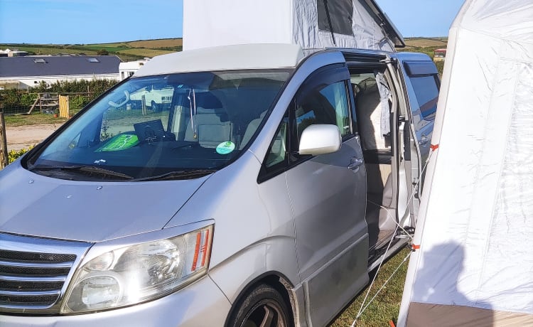 Rudiger – Toyota auto omgebouwde bestelwagen met 4 slaapplaatsen