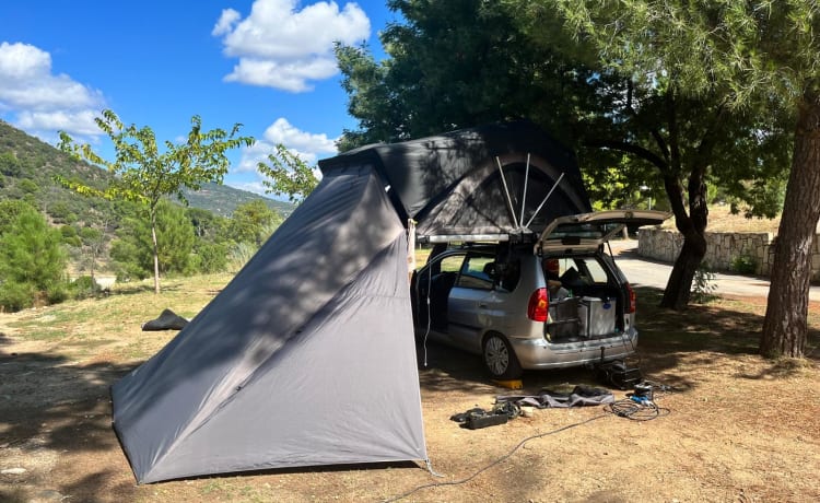 Space star – 3p. Roof tent, off to the stars!